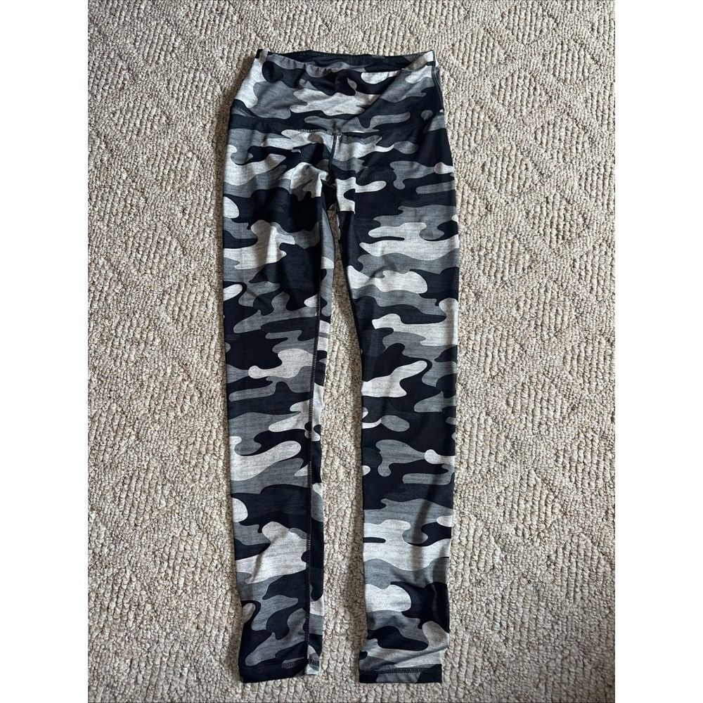 Reebok Womens High-Rise Camouflage Activewear‎ Leggings Small EUC